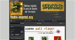 Desktop Screenshot of cadre-vegetal.org