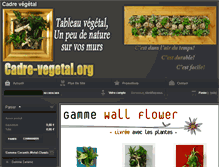 Tablet Screenshot of cadre-vegetal.org